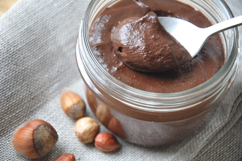 Pain noix et bananes et son nutella maison Psyllium blond